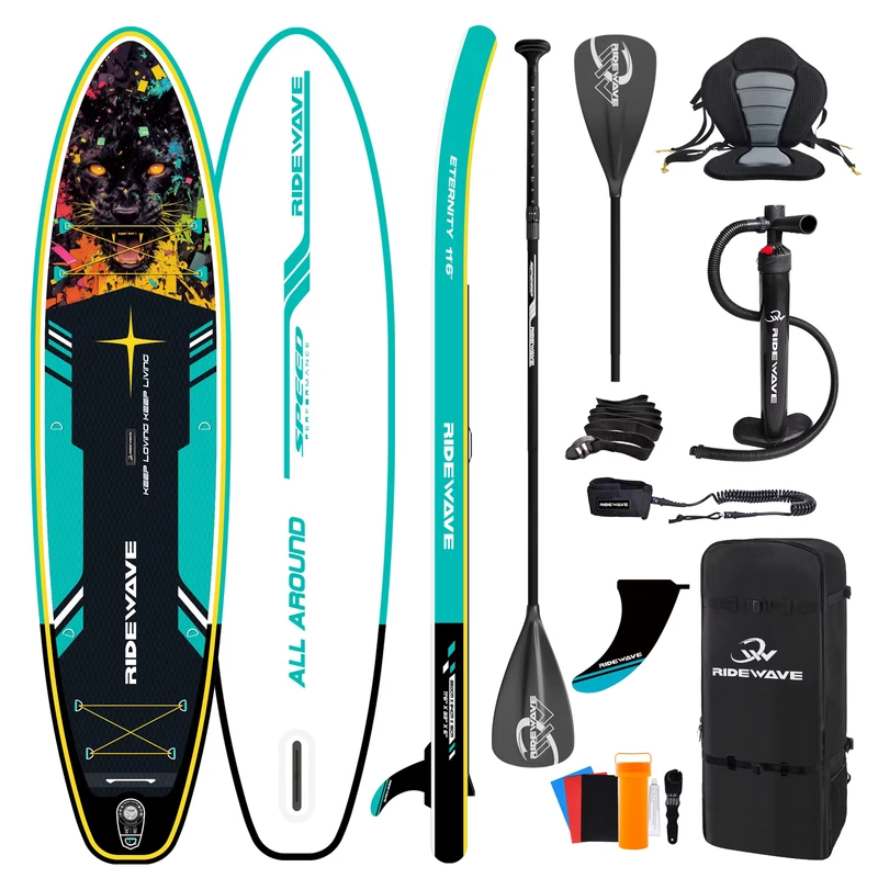 Ridewave 350cm 11'6 Stand Up Paddleboard Premium Kwaliteit Opblaasbare SUP met Drop Stitch Materiaal Nieuw Ontwerp van