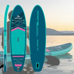 Ridewave Custom OEM ODM Durable High Pressure High end Grade PVC Drop Stitch Inflatable Stand up Paddle Board SUP