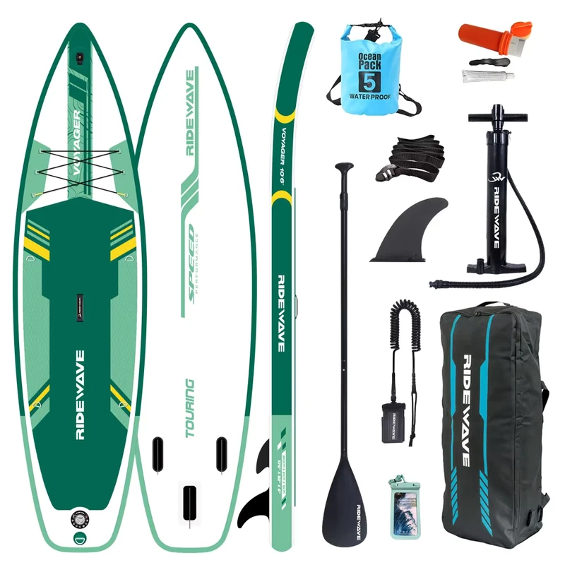 Ridewave กระดานพายแบบกำหนดเอง SUP OEM Inflatable PVC ISUP Paddleboard Surfboard