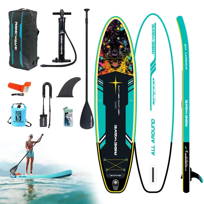Ridewave Fishing SUP dengan Kursi, Kayak CE, Papan Dayung Stand Up yang Tahan Lama