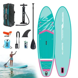 Ridewave Fishing Yoga Dual Use New Trend OEM ODM Extra Wide Portable Travel Stand up Paddle Board SUP
