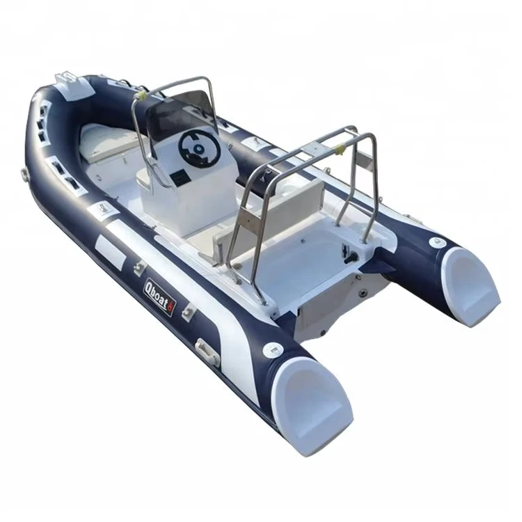 Perahu Rigid Fiberglass RIB, Perahu Inflatable Rigid, Perahu Karet