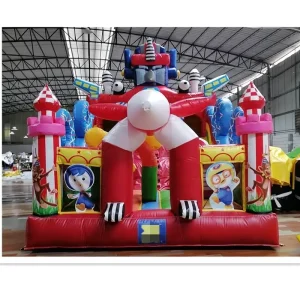 Robot Inflatable Dry Slide Funny Kids Home Toy Air Game Inflatable Slide for Resale