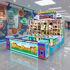 RongXiang Factory Direct Sales Carnival Booth Machine Coin Operated Arcade Ring Ducks Customizable Universal Plug Wood