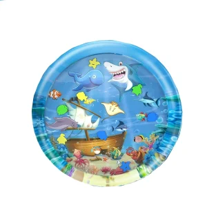 Tappeto Gonfiabile per Gioco Acquatico per Neonati a Forma Rotonda