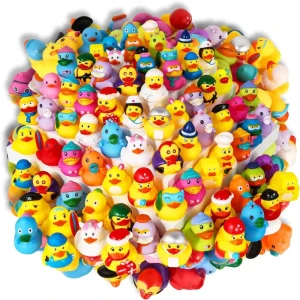 Rubber Ducks Bath Toy Assortment Duckies for Jeep Ducking Pool Floater Ducky Bathtub Beach Toys Party Favors Birthday