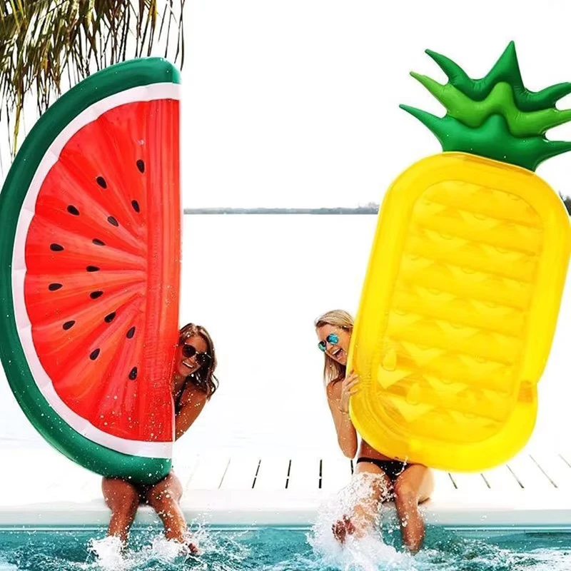 Flutuador Inflável de Melancia para Piscina SP27894 para Diversão de Verão