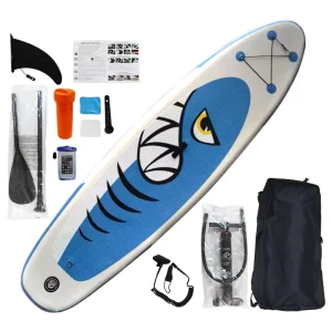 SUP Inflatable Stand up Paddle Board Inflatable SUP Paddle Board With ISUP Accessories Fins Adjustable Paddle Pump