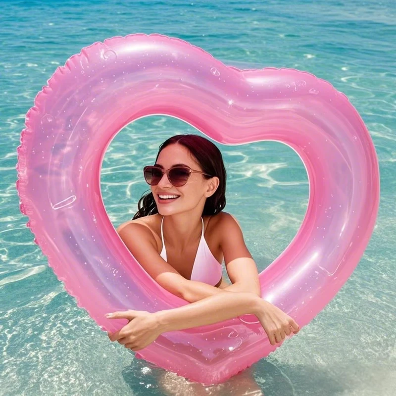 SWIM RING New Design Heart Animal Dinosaur Inflatable Swimming Ring Pool Float for Adults