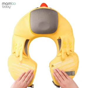 Safe Air Free Ducking Swimming Ring Float with Canopy Baby Swimming Floatier Kids Pool Summer Floating
