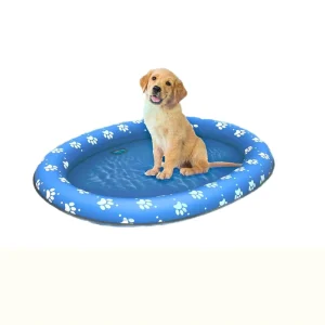 Safe Inflatable Pet Pool Pad Non Slip Floating Mat For Dogs And Cats In Swimming Pool Water