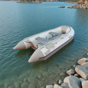Juego de Barcos Inflables de Pesca de Plástico Set de Barcos Kayak Portátiles para Deportes Acuáticos al Aire Libre