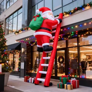 Opblaasbaar Santa Claus Model voor Feestdecoraties en Buiten Kerst Displays