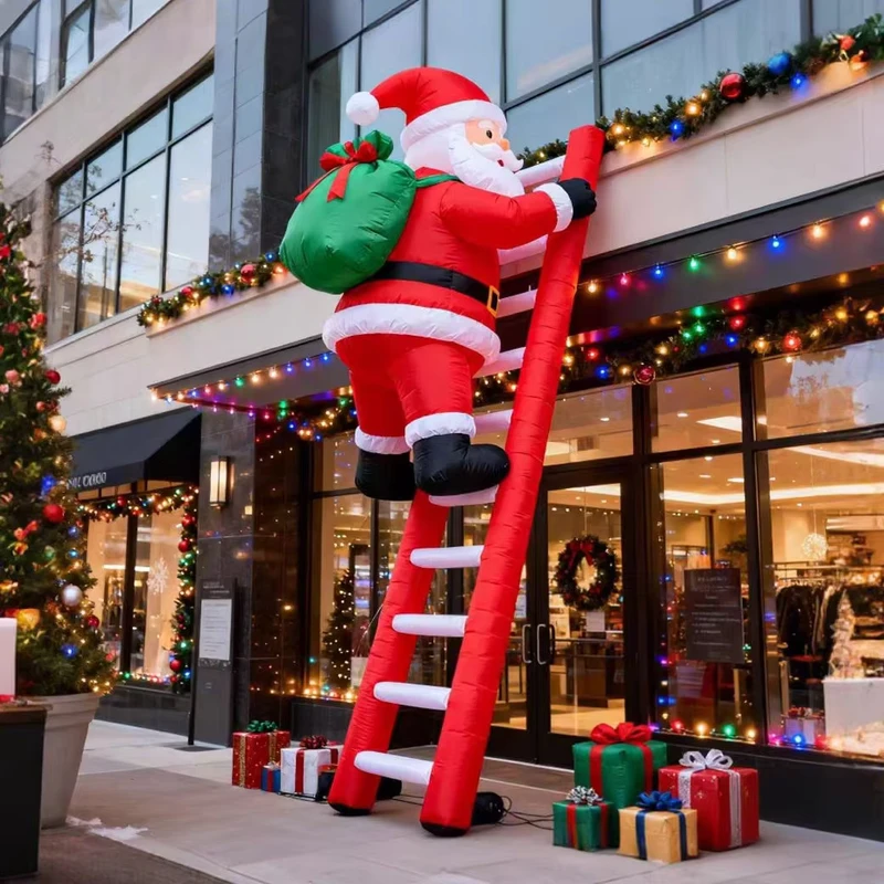 サンタクロースインフレータブルモデル ホリデー装飾と屋外クリスマスディスプレイ用
