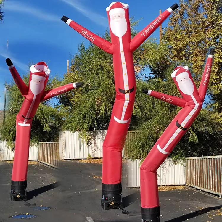 Santa Claus Inflatable Sky Dancer Tube Good Quality air Dancers