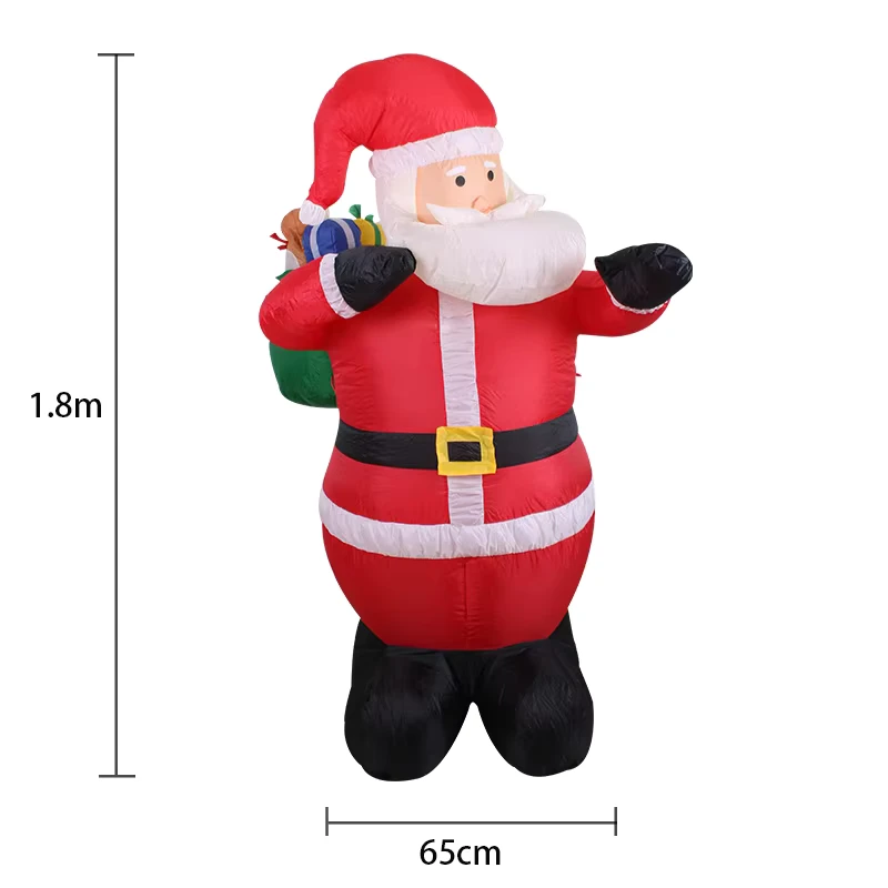 Đèn LED Inflatable Boxing Nhà Vệ Sinh Ông Già Noel