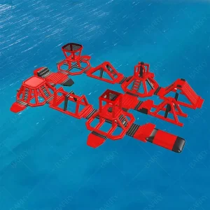 Sea Ocean Water Challenge Obstacle Course Floating Water Park Equipment Commercial Inflatable Water Park Attractions for Sale
