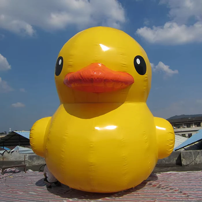 Modello di papera gigante gonfiabile sigillata