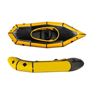 Self Bailing Paddle Inflatable TPU Lightweight Kayak Packrafts for Whitewater