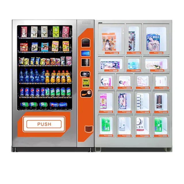 Zelfbedienings Combo Automaat Met Lockers