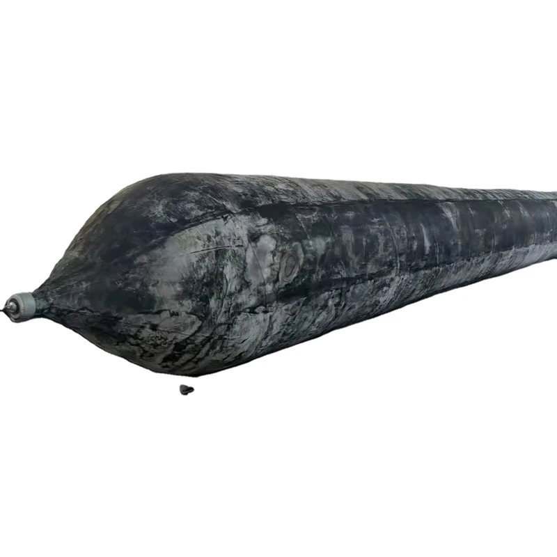 Tubo Flutuante Inflável de Borracha Natural para Acessórios de Navio, para Lançamento e Elevação de Navios, Diâmetro 1,0-2,0m, Comprimento 5,0-20,0m