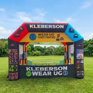 Tenda Arco Silenciosa e Hermética, Zero Ruído do Ventilador, Material de Alta Retenção de Ar, Arco para Eventos de Patrocínio de Marcas de Luxo
