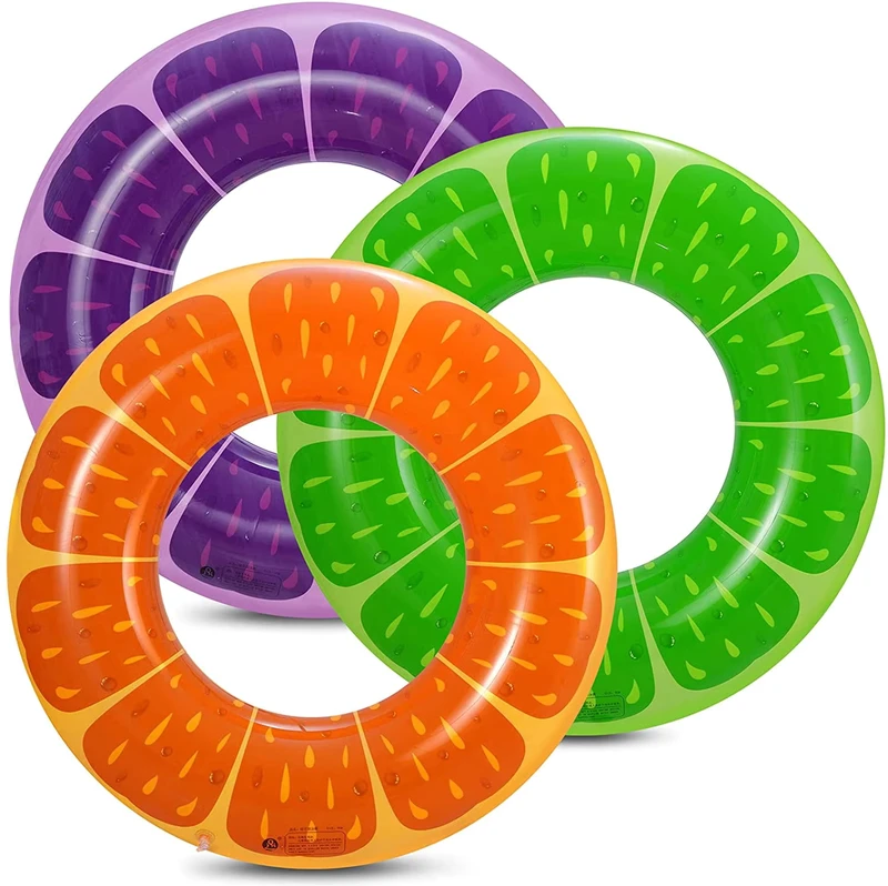 Einfaches Design GOSR031 Fabrikpreis Aufblasbarer PVC Schwimmring für Kinder CE-zertifiziert Umweltfreundlicher Druck 50 Stück MOQ