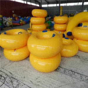 Single Inflatable PVC Adult Donut Water Slide Tube Swim Noodle Ring Eco Friendly Type I Unisex
