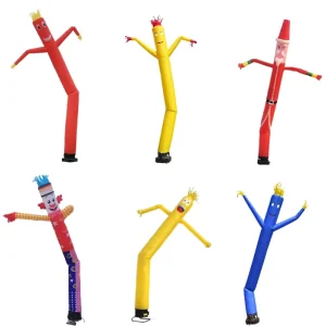 Enkele Opblaasbare Lucht Dansers Promotie Bedrijf Reclame Opblaasbare Lucht Danser 420D Oxford Stof Opblaasbare Tube Man