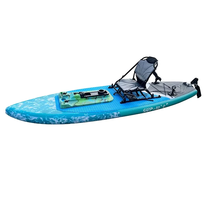 Single Pedal Boat Kayak Durable Inflatable with Foot Pedal System 3 Year Warranty Paddle Fishing Ready