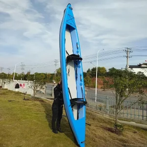 Single or Double Person Inflatable Kayak for Touring Fishing Drop Stitch Kayak for Drifting Ocean Waters