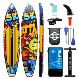 Skatinger Inflatable Stand Up Paddle Board Paddleboard Standup Paddle Board Paddleboard SUP Board
