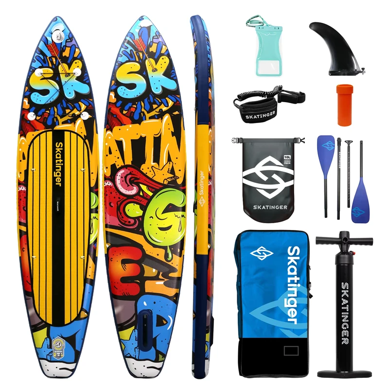 Skatinger Inflatable Stand Up Paddle Board Paddleboard Standup Paddle Board Paddleboard SUP Board