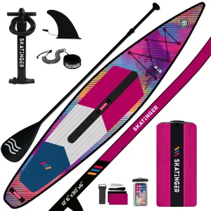 Skatinger Race sup Inflatable Racing Stand up Paddle Board Race Paddle Board Isup Set for Sale