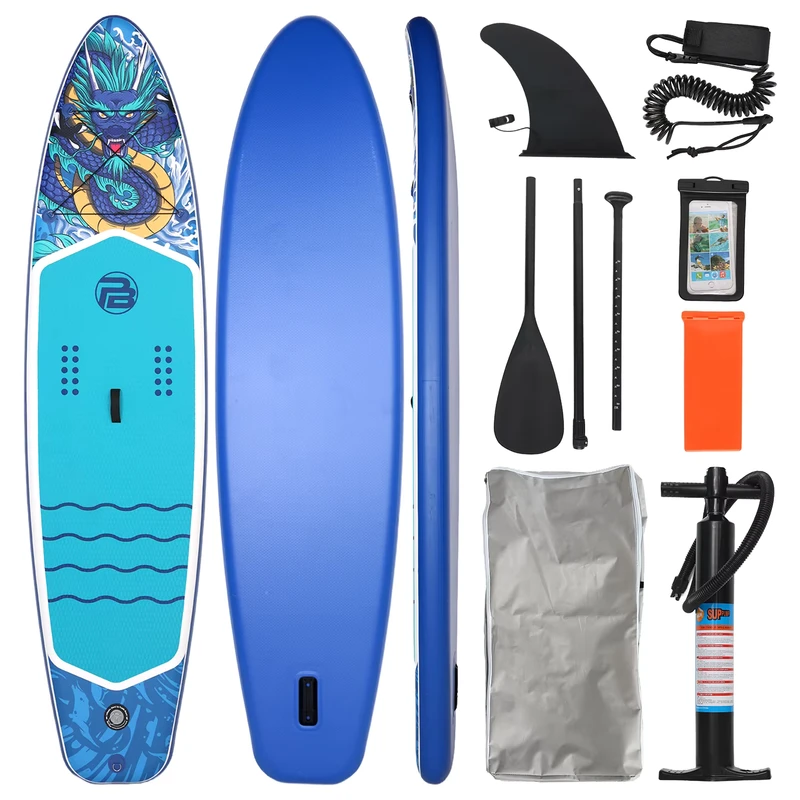 Skatinger Weihai Fabriek op Voorraad SUP Paddle Board Opblaasbare Stand up Paddle Padel Paddleboard met Alle Accessoires