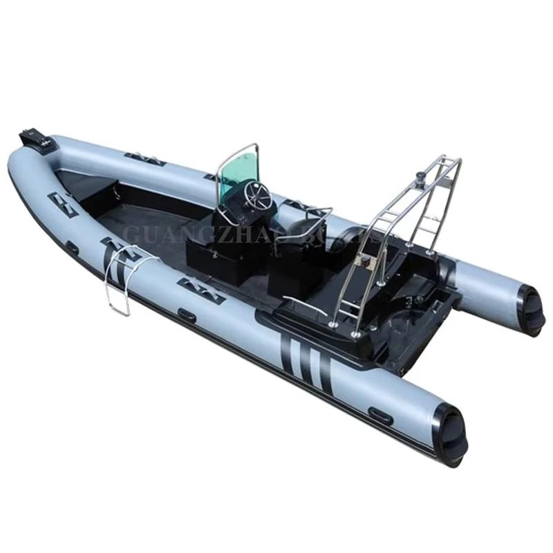 Надувная жесткая лодка Skiff CE с дроп-стичем, легкая для рыбалки на реках