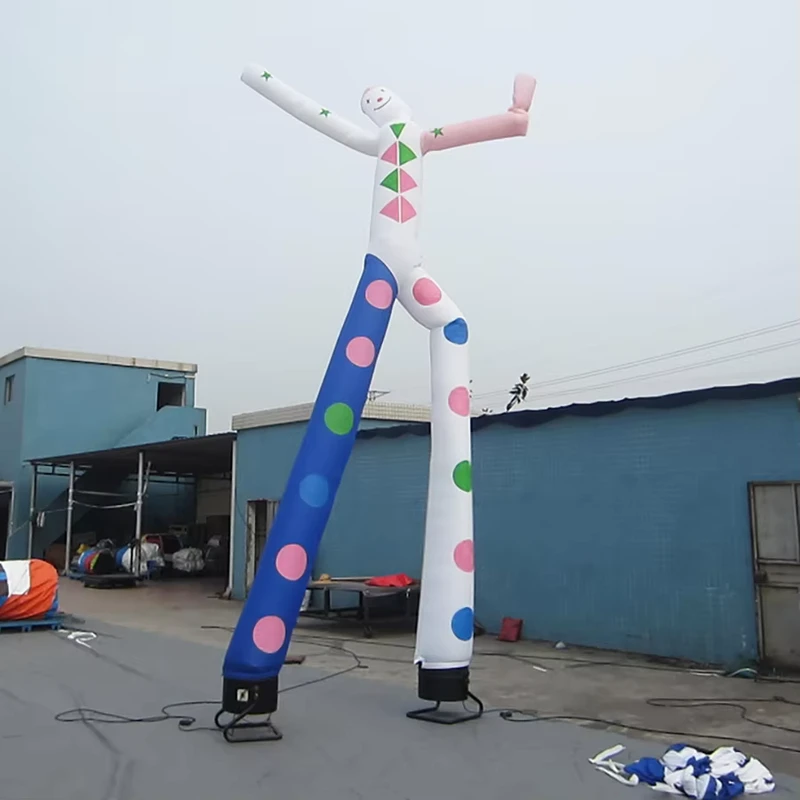 Hombre tubo de aire inflable Sky Dancer, muñeco publicitario que ondea, Oxford exterior con soplador silencioso para promociones en tienda