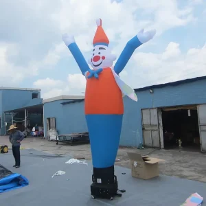 スカイダンサーインフレータブルエアチューブマン ウェイビングパペット 広告用屋外オックスフォード防水 ブロワー付き カスタムロゴ CE