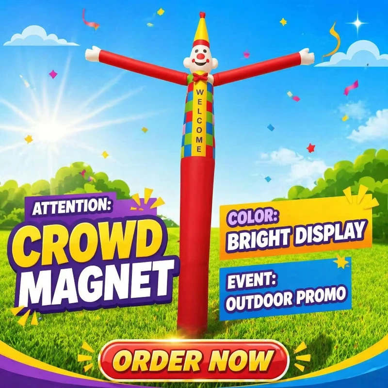 Sky Dancer Inflatable Air Tube Puppet Wacky Waving Advertising Man Factory Price Oxford with Blower Custom Color