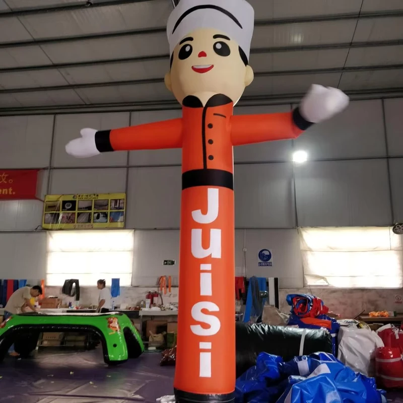 Sky Dancer Opblaasbare Lucht Wapperende Man Chef Cartoon Danser