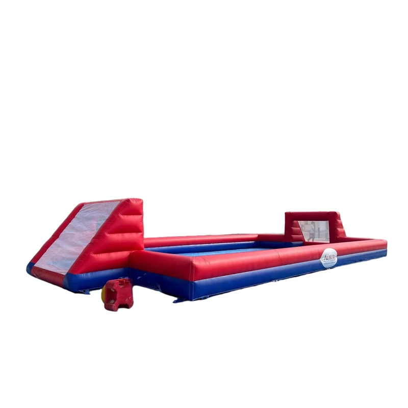 Slip & Slide Soap Soccer Field Inflatable Football Court with Blower for Wet Games Team Events and Summer Camps Bulk Supply