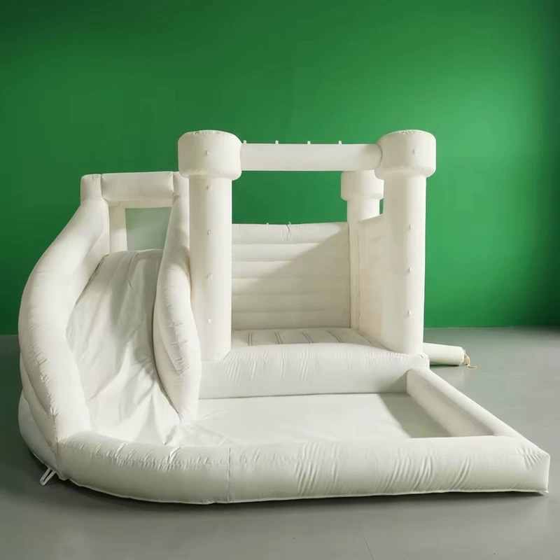 ปราสาทลมเด็กขนาดเล็ก บ้านเล่นกระโดดในร่ม ปราสาทนaughty สไลด์ วัสดุ PVC ได้รับการรับรอง CE
