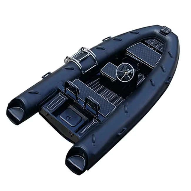 Perahu Inflatable Rhib Aluminium 12ft RIB 360 PVC Hypalon ORCA dengan Tangki Bahan Bakar