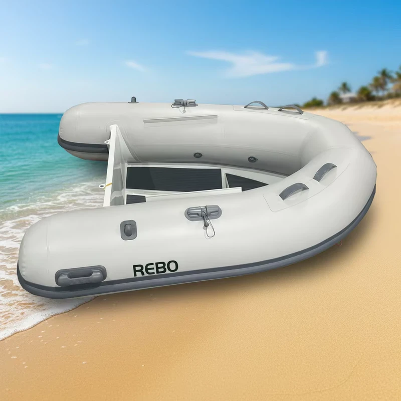 Kleine Dinghy 7,8ft Rhib 240 Hypalon PVC Aluminium Einrumpf Rib Aufblasbares Boot