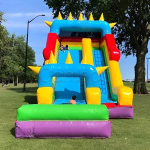 Toboggan aquatique pour petits enfants, nouveau design, château gonflable avec piscine, toboggan en PVC de qualité commerciale pour enfants