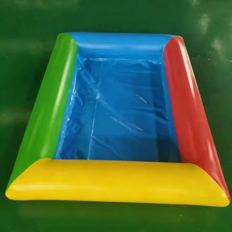 Kleine Opblaasbare Waterpool voor Kinderen en Volwassenen UV-bestendig Duurzaam 0,6 mm PVC Achtertuin Zwembad Zomer