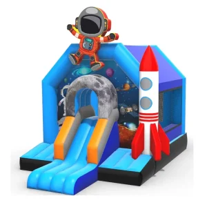 Small Space Castle Inflatable Combo Inflatable Bouncy Castle for Kids