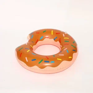 Smart Summer PVC Inflatable Donut Swimming Ring Foldable and Safe Water Sport Equipment for Adults & Children