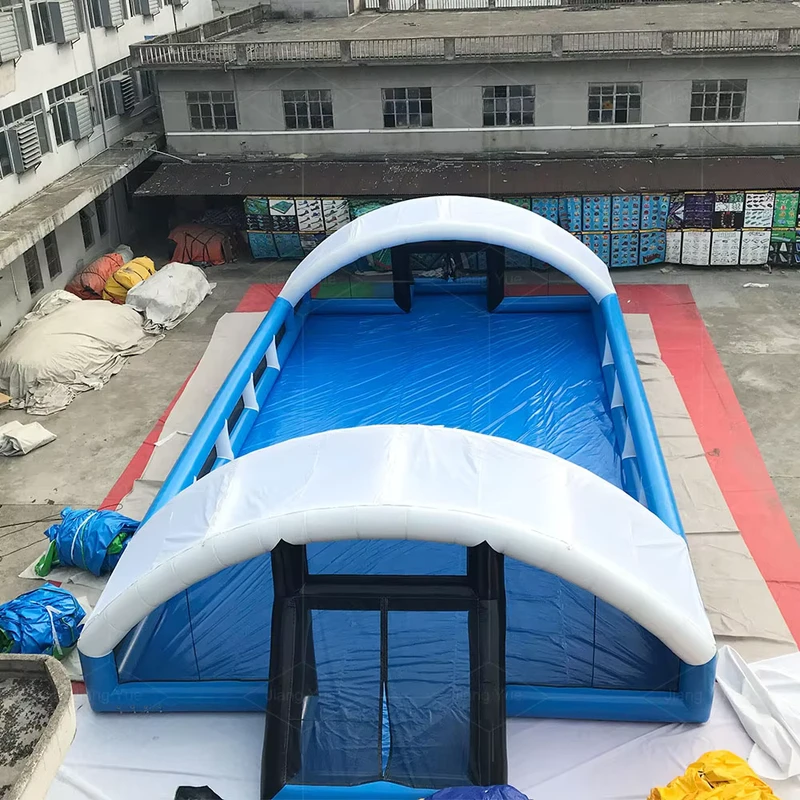 Lapangan Sepak Bola Sabun Inflatable untuk Permainan Air, Arena Lapangan Sepak Bola Sabun Dijual