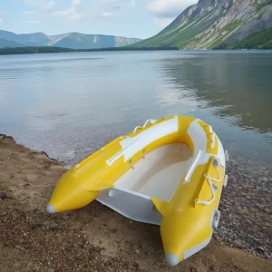 Solar 10.8ft PVC Inflatable Dinghy Raft 6 Person High Thread Strength Speed Rib Boat Canoe for Drifting for Fishing
